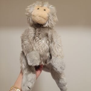 Ty Gray Stuffed Animal Monkey